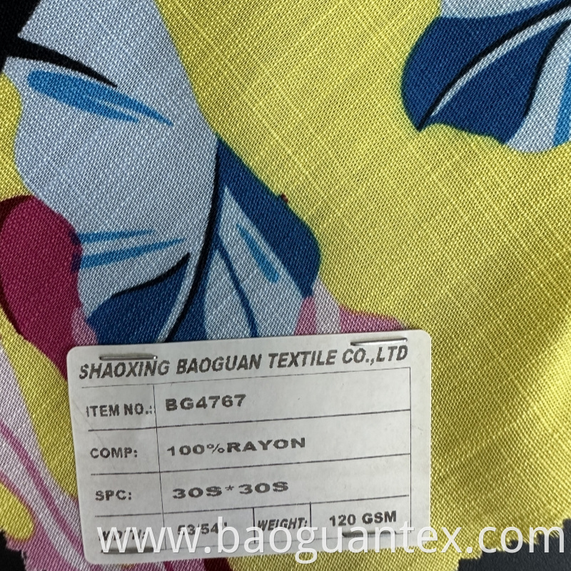 Floral Pattern 100 Rayon Fabric Jpg